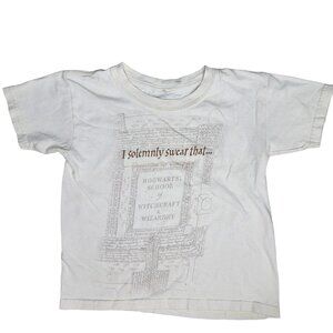 Harry Potter Kids T-Shirt "I Solemnly Swear" Hogwarts UV color changing shirt xs